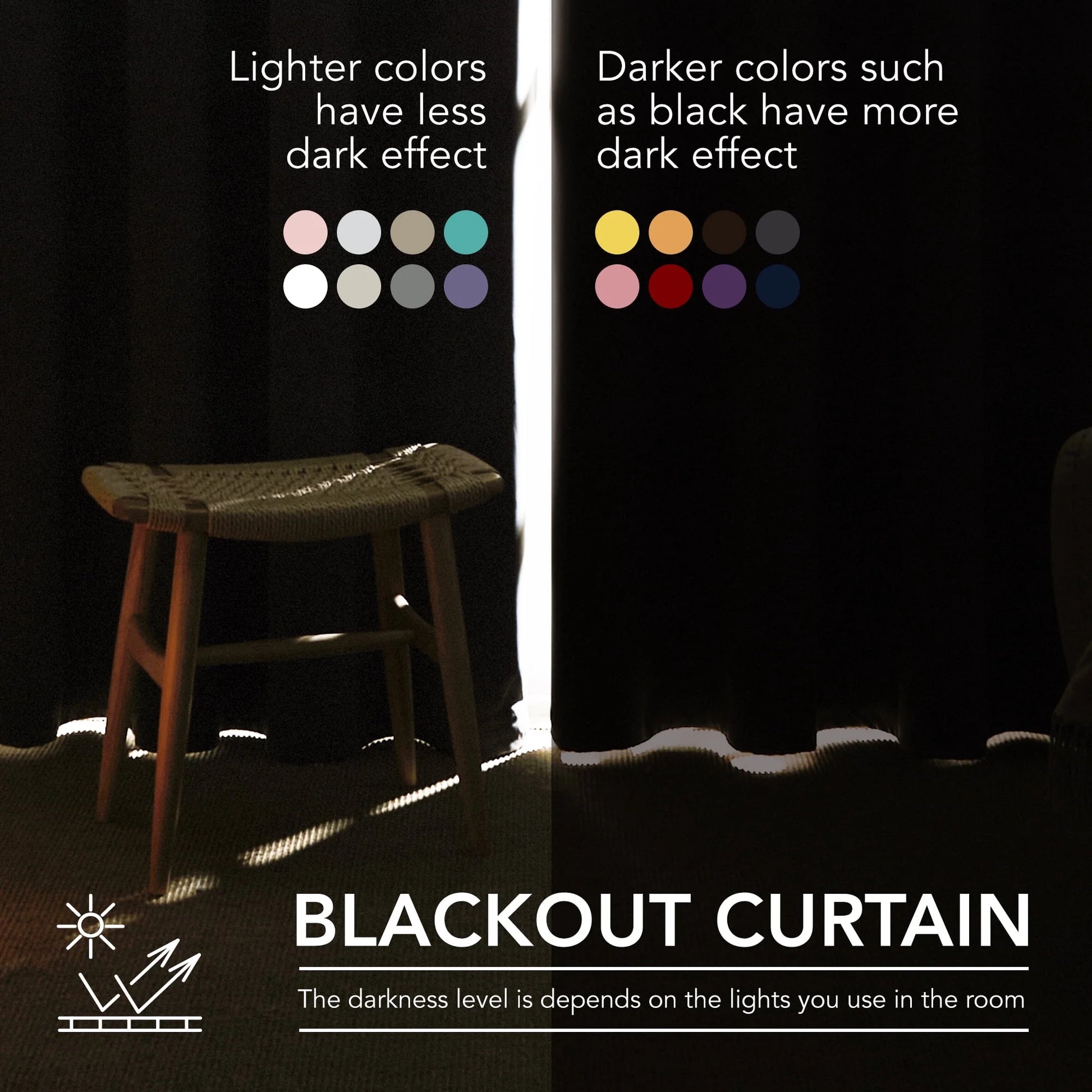 Insulated Blackout Curtains - Stylish Rod Pocket Design