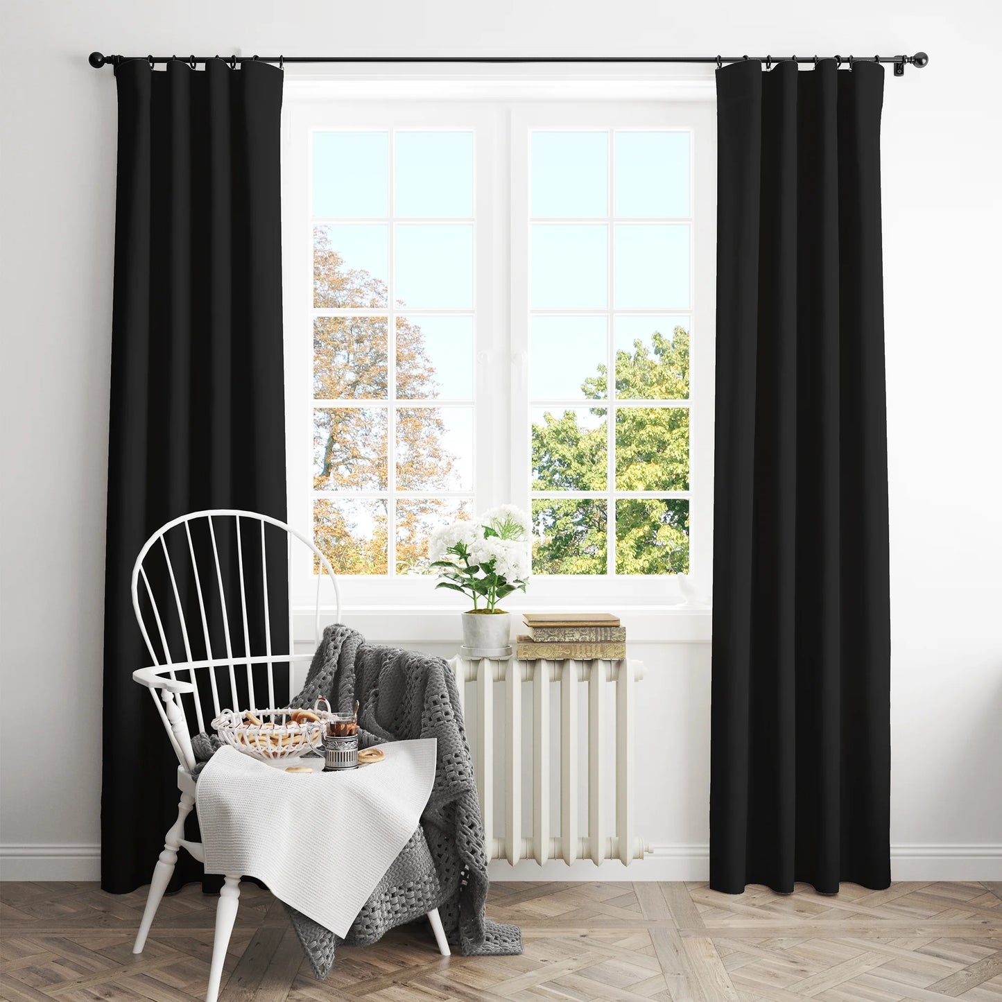 Insulated Blackout Curtains - Stylish Rod Pocket Design