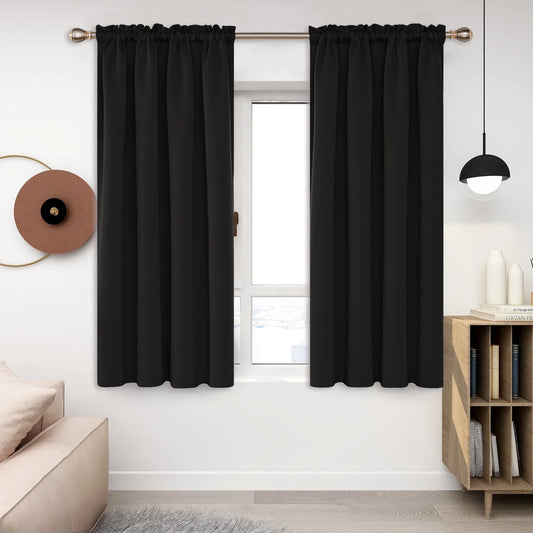 Insulated Blackout Curtains - Stylish Rod Pocket Design