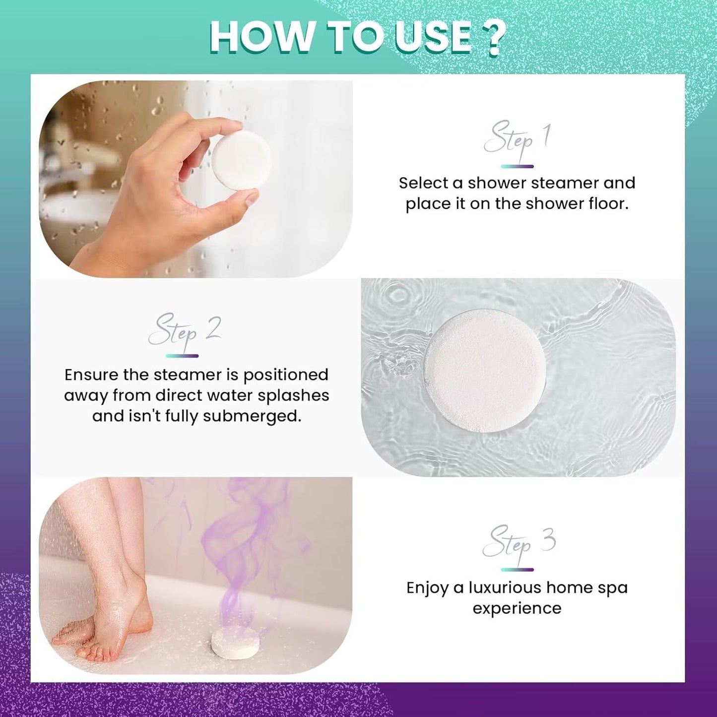 Shower Steamers Gift Set – 8 Essential Oil Shower Bombs for Relaxation, Birthday & Holiday Gifts